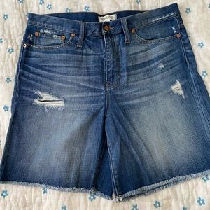 Madewell Blue Jean Shorts